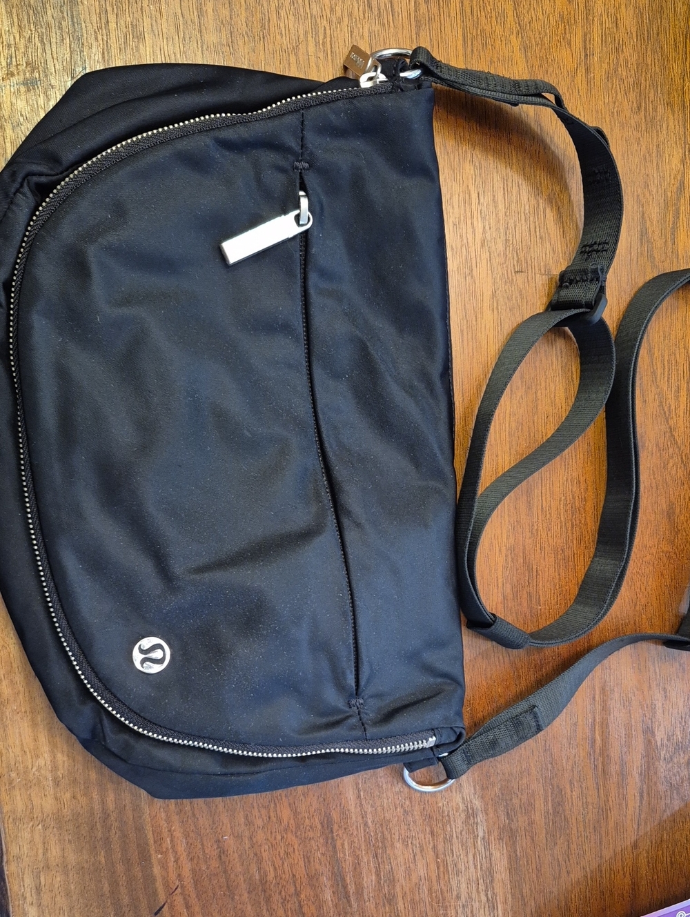 lululemon athletica Black Crossbody Sling Bag